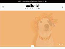Tablet Screenshot of collarist.com